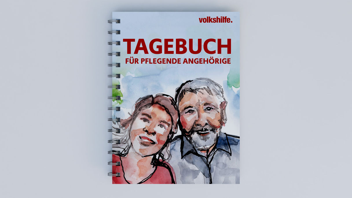Tagebuch für pflegende Angehörige Volkshilfe
